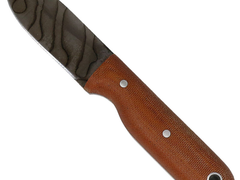 L.T. Wright Handcrafted Knives Bushbaby HC Fixed Blade Knife (Natural/1075)