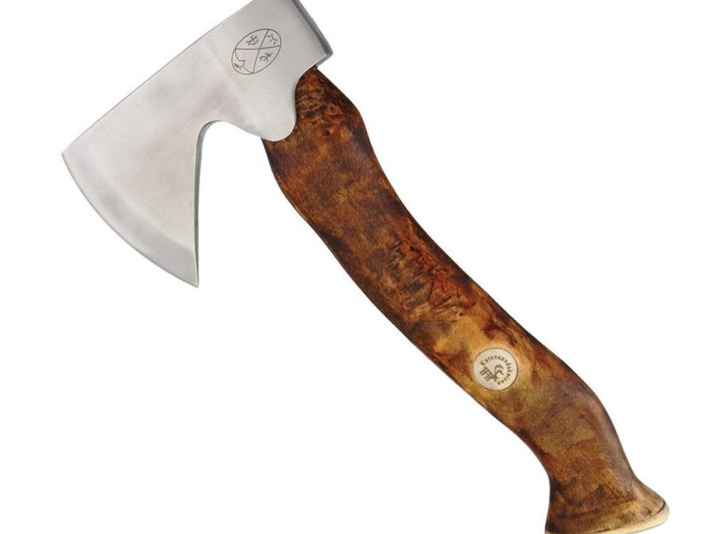 Karesuando Kniven Stuorra Aksu Hatchet 11.5″ Overall Birch Handle Sheath – 4014