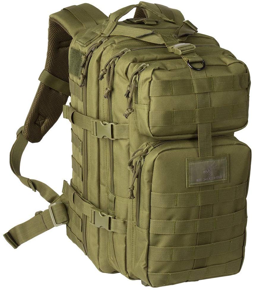 Exos Bravo Tactical Assault Backpack Rucksack. Great as a Bug Out Bag ...