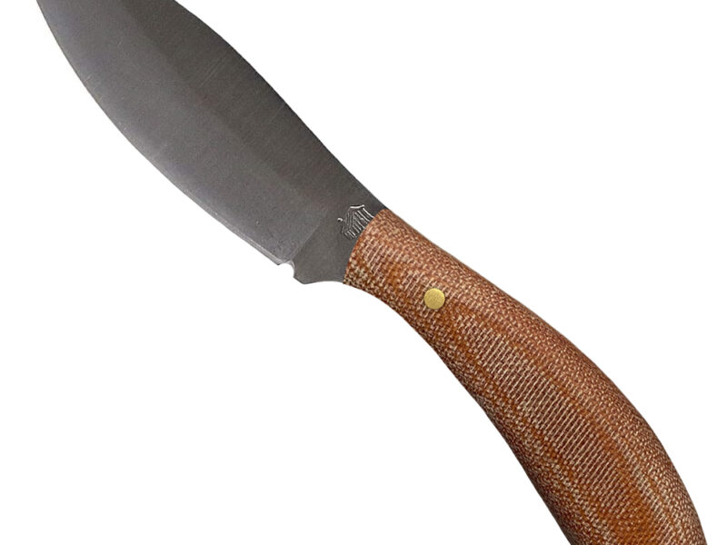 L.T. Wright Small Northern Hunter AEB-L Steel w/ High Saber Grind Fixed Blade Knife – Natural Matte
