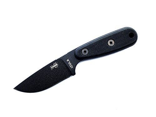 ESEE Izula Black Fixed Blade Survival Knife with Black G10 Handle